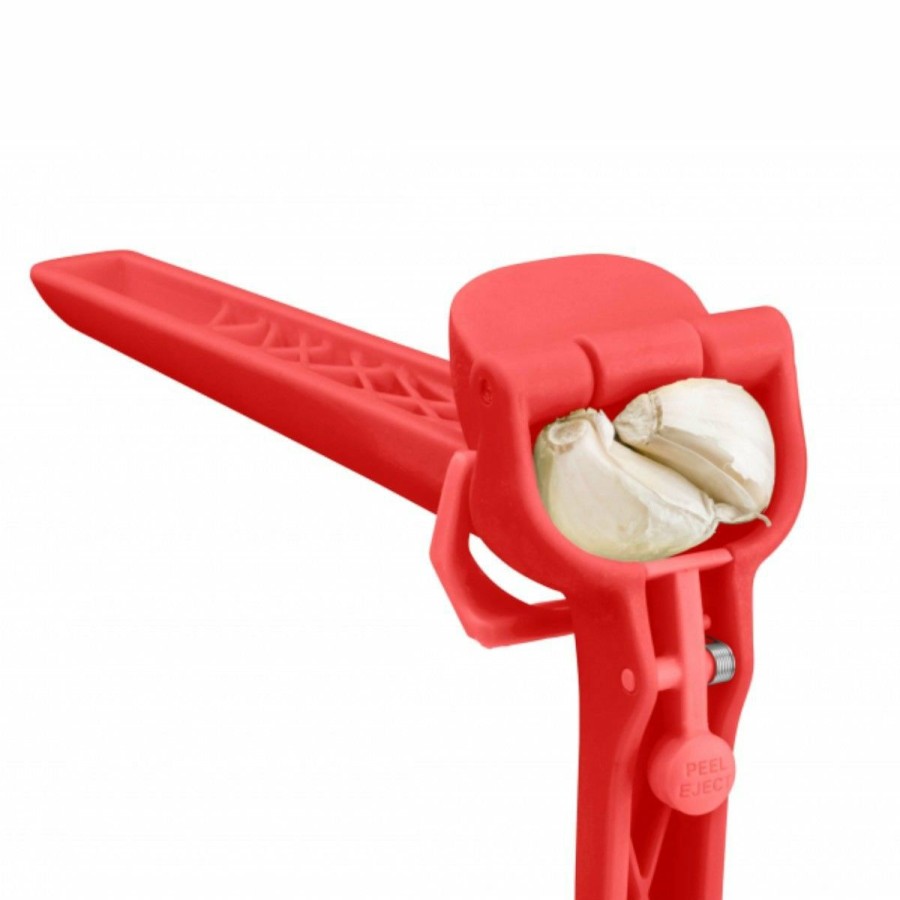 Cooks' Tools * | Dreamfarm Garject Lite Garlic Press | Red