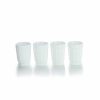 Glassware & Tabletop * | Mosser Glass 4-Piece 6Oz Panel Tumbler Set | Milk