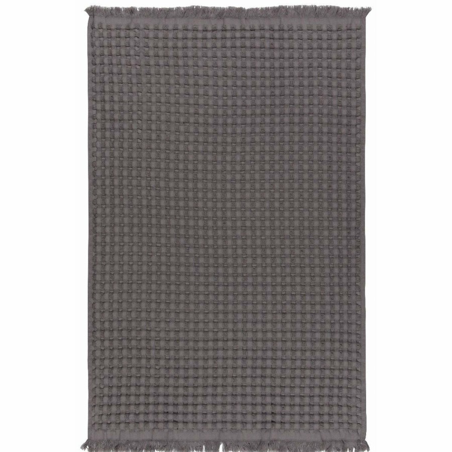 Glassware & Tabletop * | Danica Brands Danica Heirloom Textured Waffle Weave Hand Towel | Charcoal