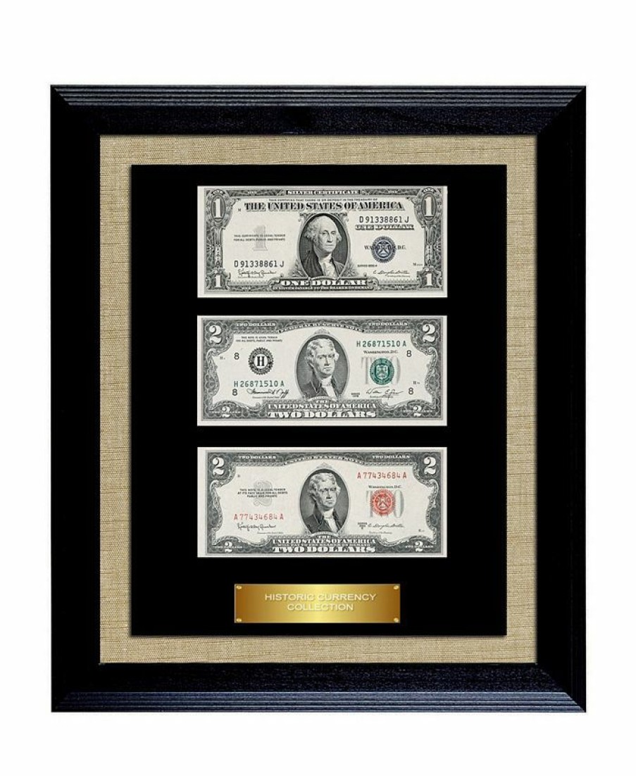 Misc_Gifts * | American Coin Treasures Historic Currency Collection In Currency Frame Multi