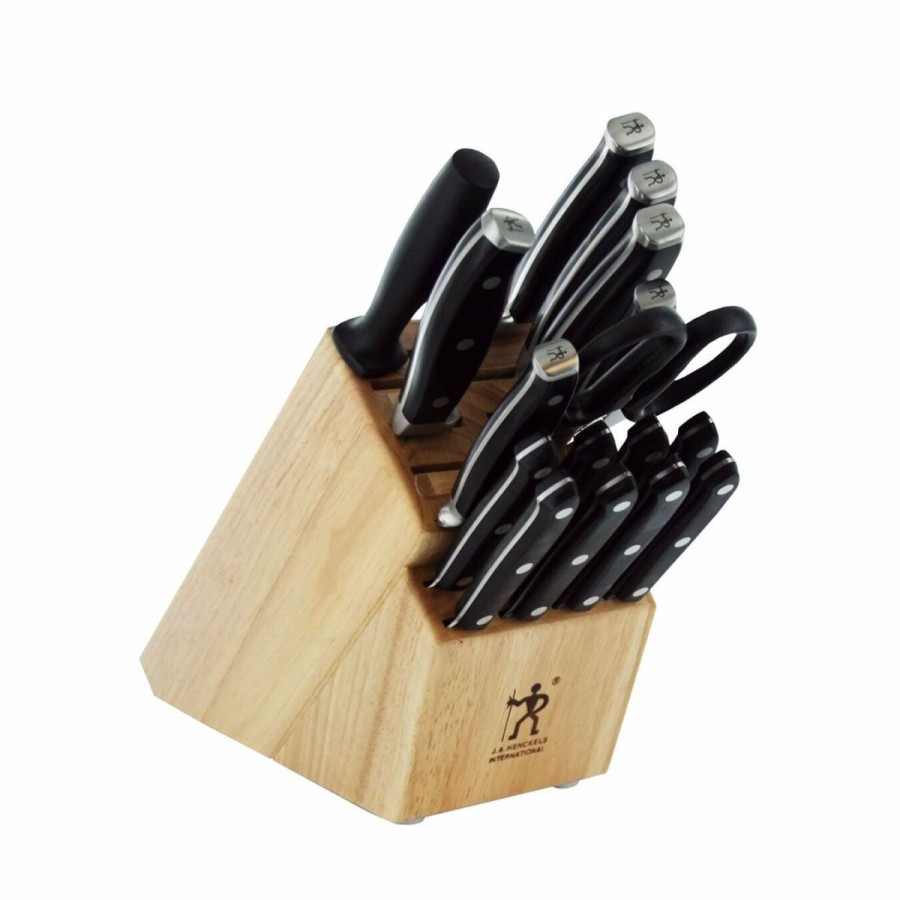 Knives * | J.A. Henckels International Forged Knife Block Set 17 Piece