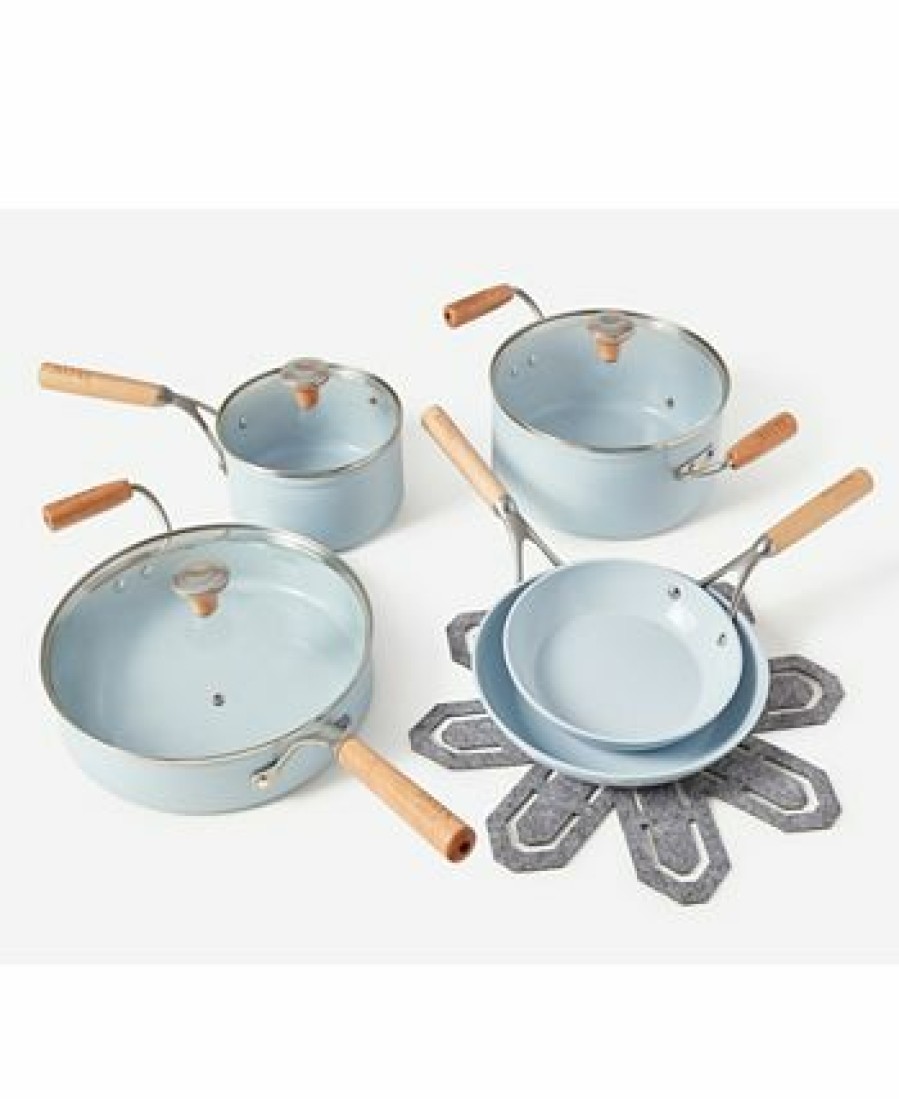 Kitchen * | Brooklyn Steel Co. Atmosphere Nonstick Aluminum 12-Pc. Cookware Set