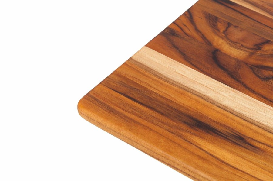 Knives * | Teakhaus Edge Grain Cutting/Serving Board (Rectangle) | 13.75 X 9.5 X 0.55