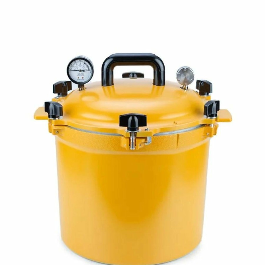 Cooks' Tools * | All American 1930 No.921 Pressure Canner & Cooker 21.5 Qt | Mustard