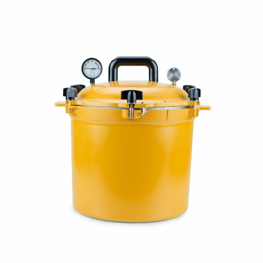 Cooks' Tools * | All American 1930 No.921 Pressure Canner & Cooker 21.5 Qt | Mustard