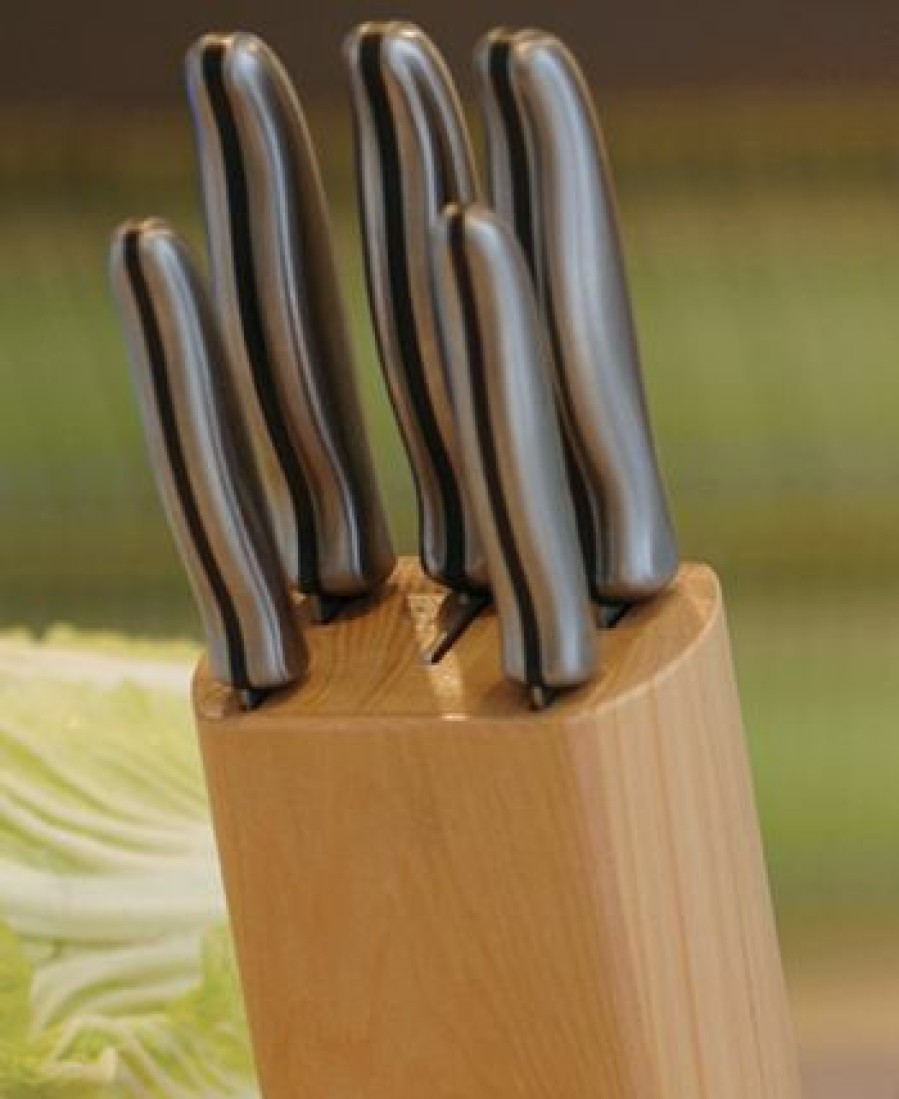 Kitchen * | Berghoff Essentials Collection 6-Pc. Knife Set Silver