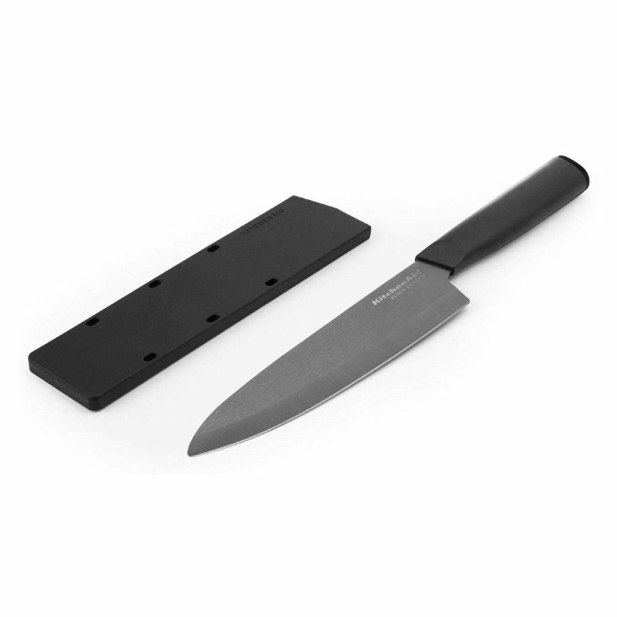 Knives * | Kitchenaid Non-Electrics Kitchenaid Classic Ceramic 6 Chef'S Knife | Black