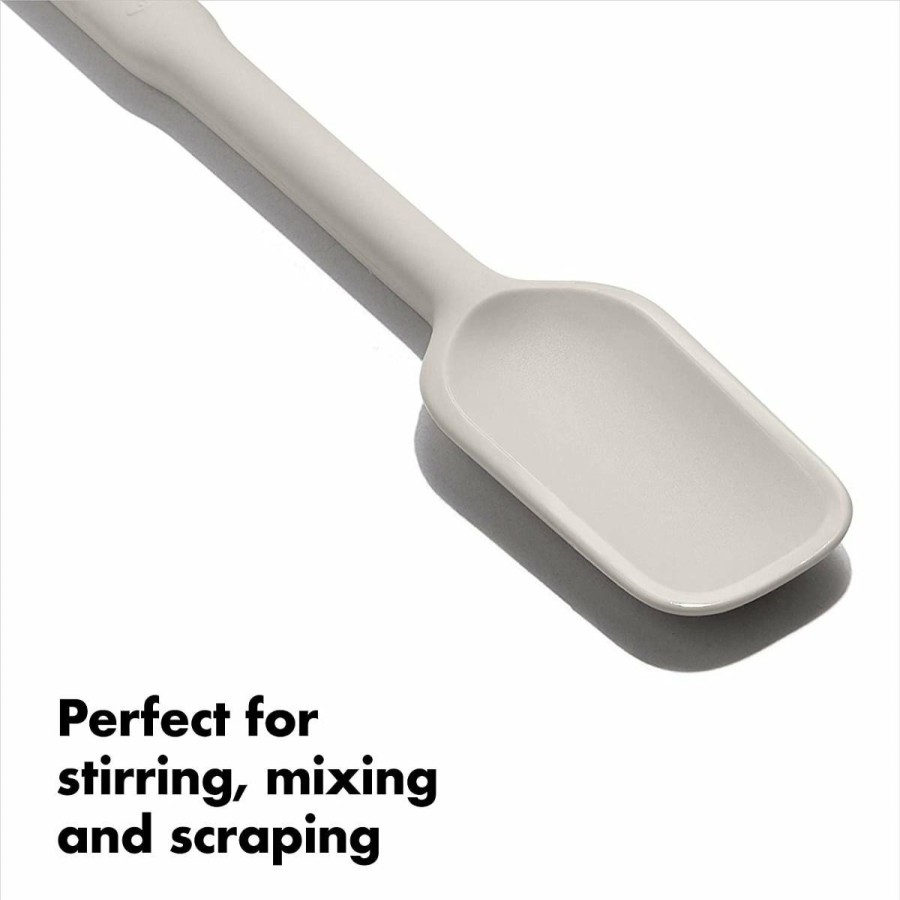 Cooks' Tools * | Oxo Good Grips Silicone Spoon Spatula | Oat