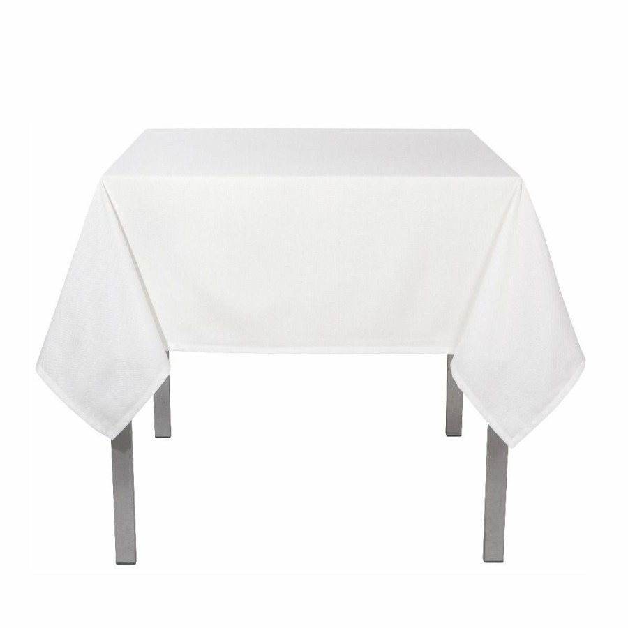 Glassware & Tabletop * | Danica Brands Now Designs By Danica Renew Collection 60 X 108 Tablecloth | White