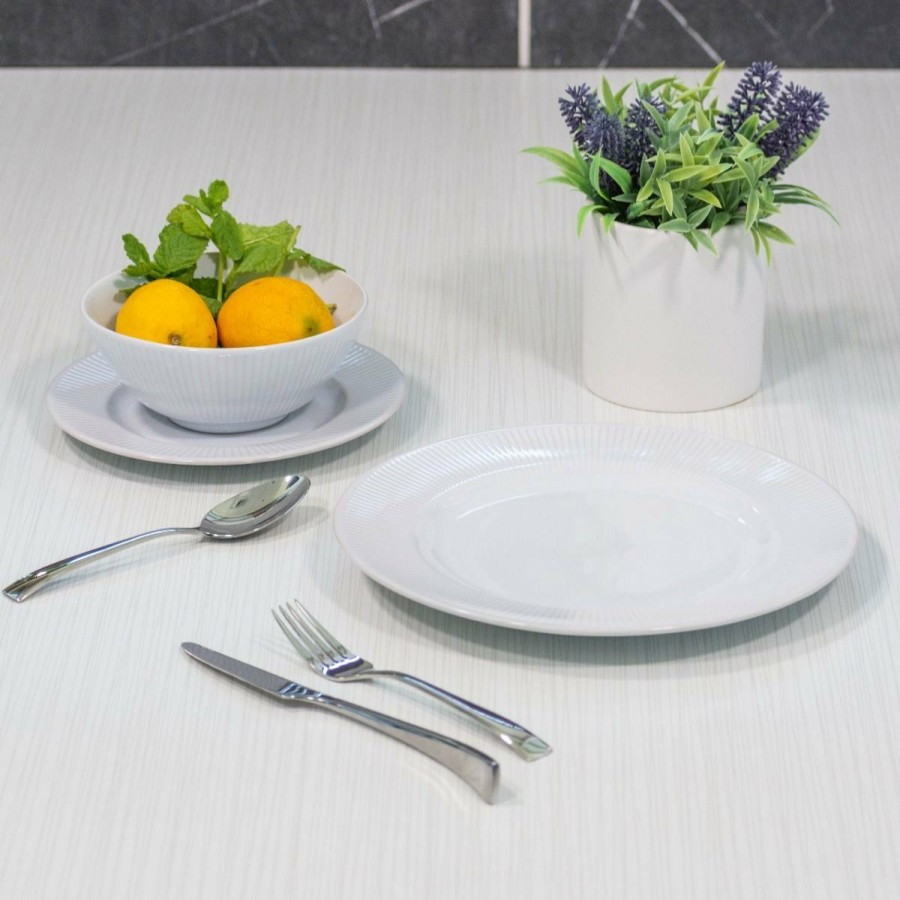 Glassware & Tabletop * | Mason Cash Linear Collection 8 Side Plate White