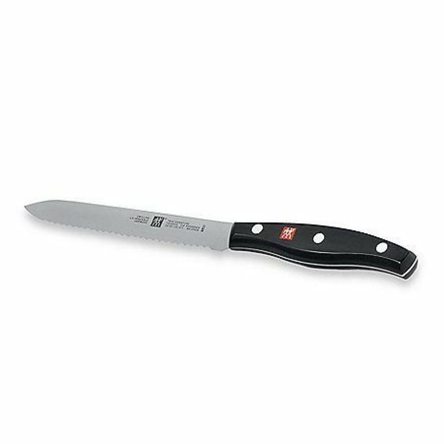 Knives * | Zwilling J.A. Henckels Twin Signature 5 Serrated/Utility Knife