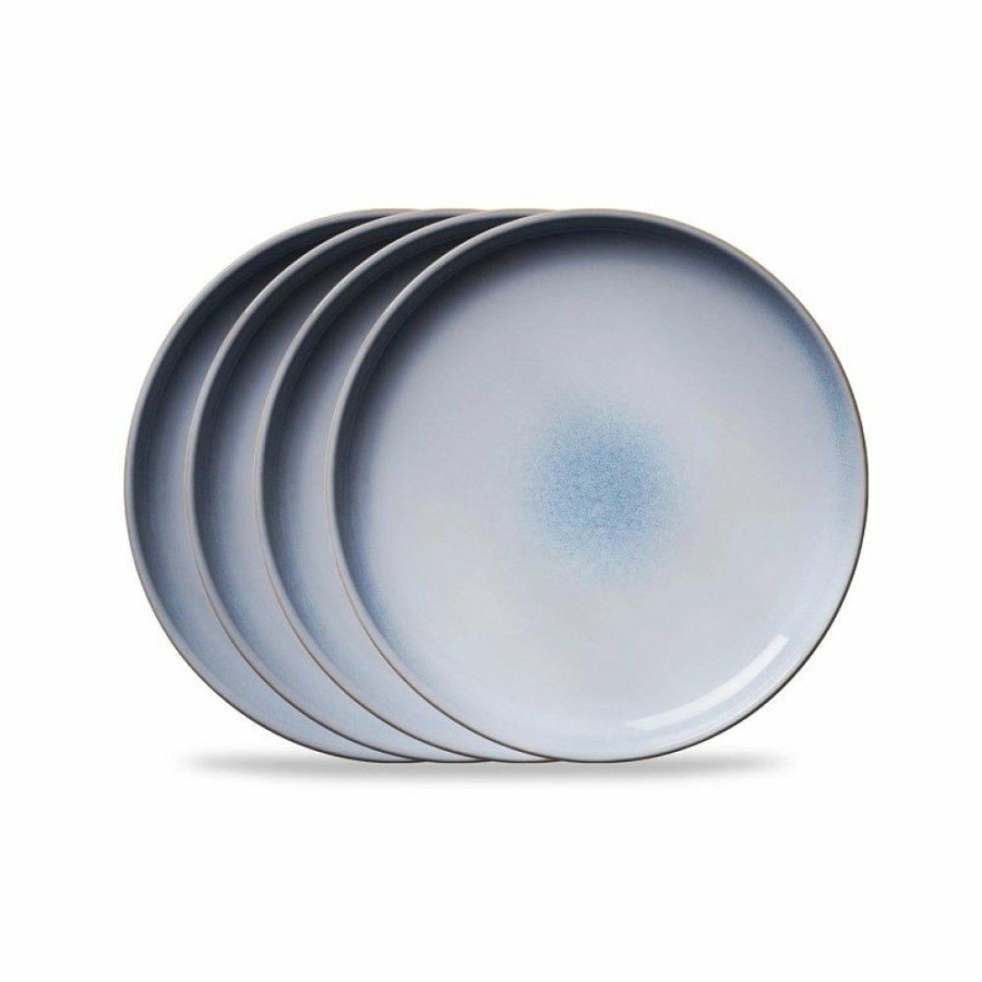 Glassware & Tabletop * | Corelle Stoneware 10.5 Dinner Plates (Set Of 4) | Nordic Blue