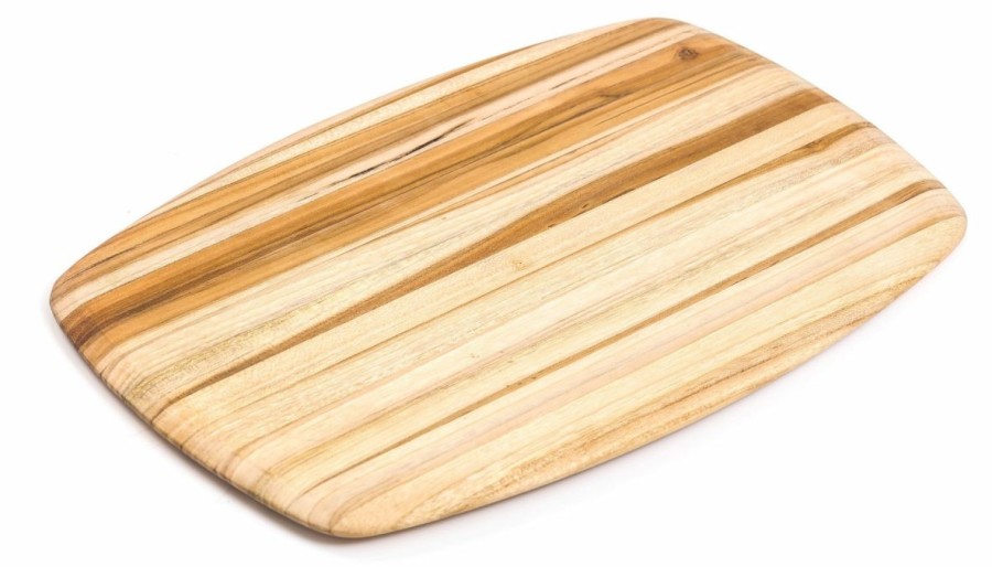 Knives * | Teakhaus Edge Grain Cutting Board W/Rounded Edge (Large) | 16 X 11 X 0.55