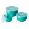 Cooks' Tools * | Gourmac Prepease Prep Bowl Set | Turquoise