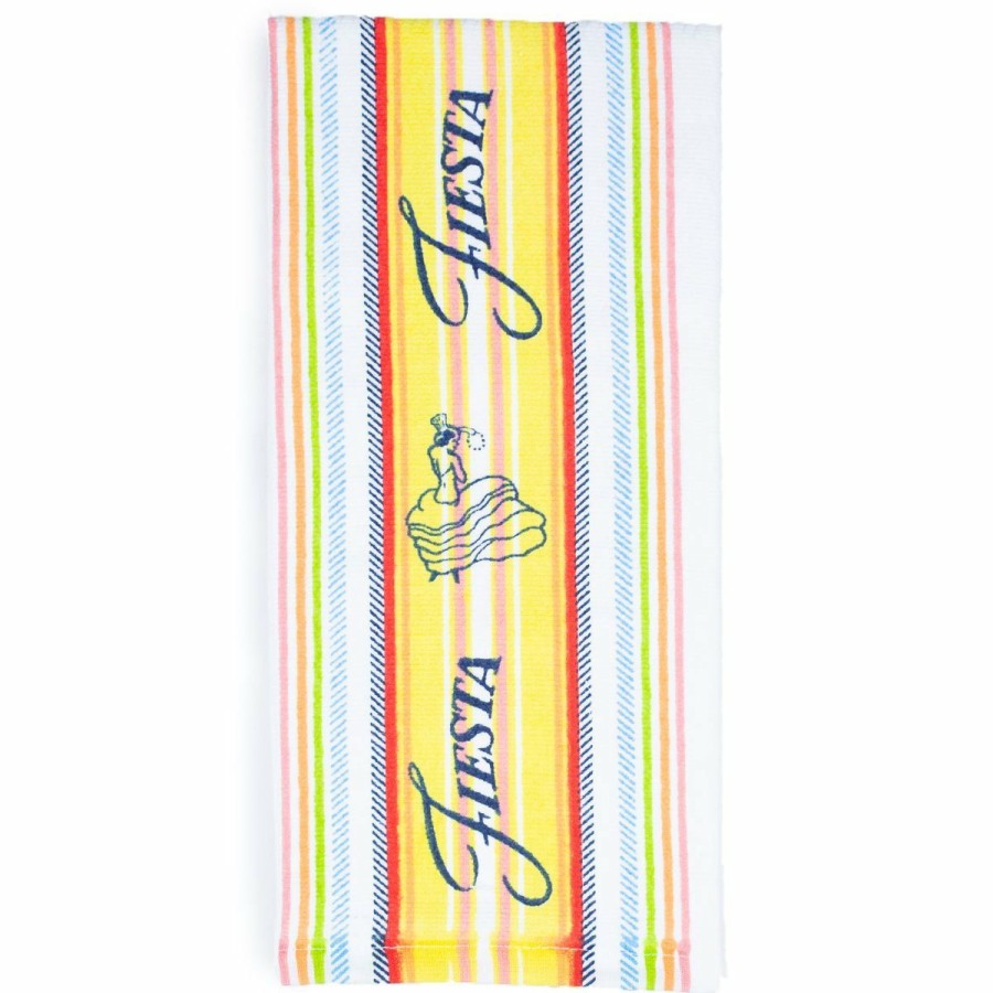 Glassware & Tabletop * | Fiesta 16 X 28 Kitchen Towel | Multi-Color Logo