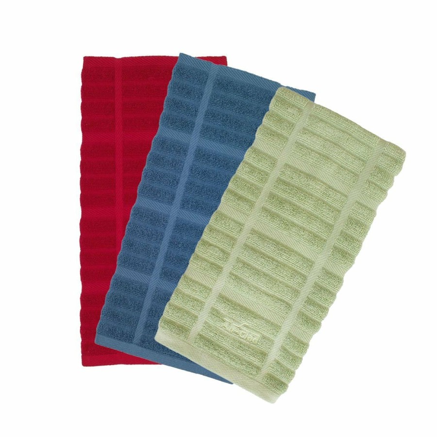 Glassware & Tabletop * | All-Clad 3-Pack Kitchen Towels Set | Multi ...