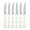 Knives * | Cuisinart Classic 6-Piece Triple Rivet Steak Knife Set | White