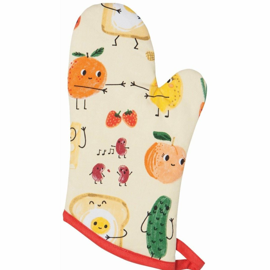 Glassware & Tabletop * | Danica Brands Danica Jubilee Quilted Oven Mitt | Funny Food