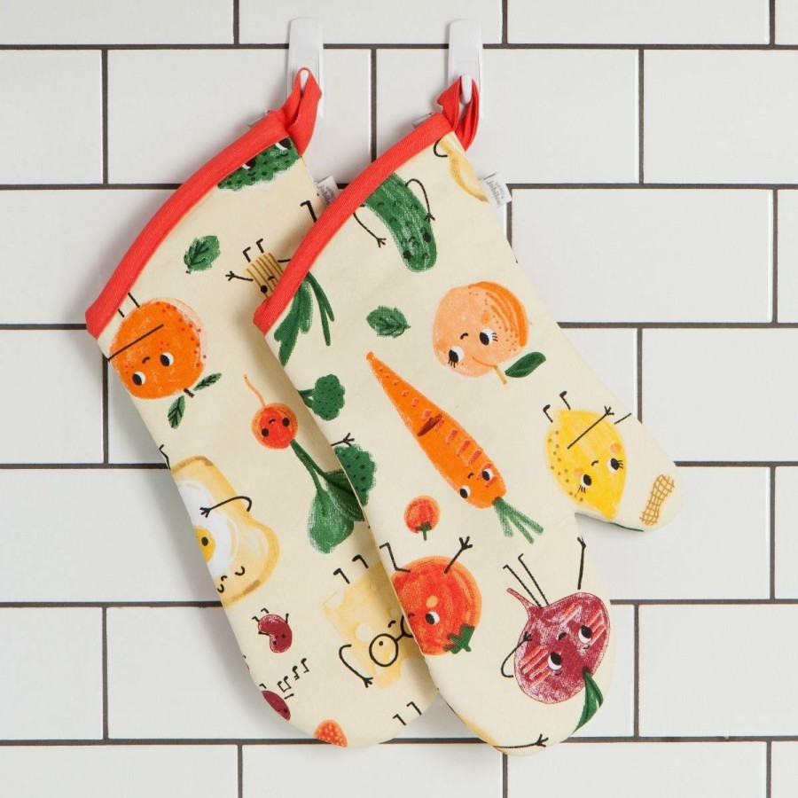 Glassware & Tabletop * | Danica Brands Danica Jubilee Quilted Oven Mitt | Funny Food