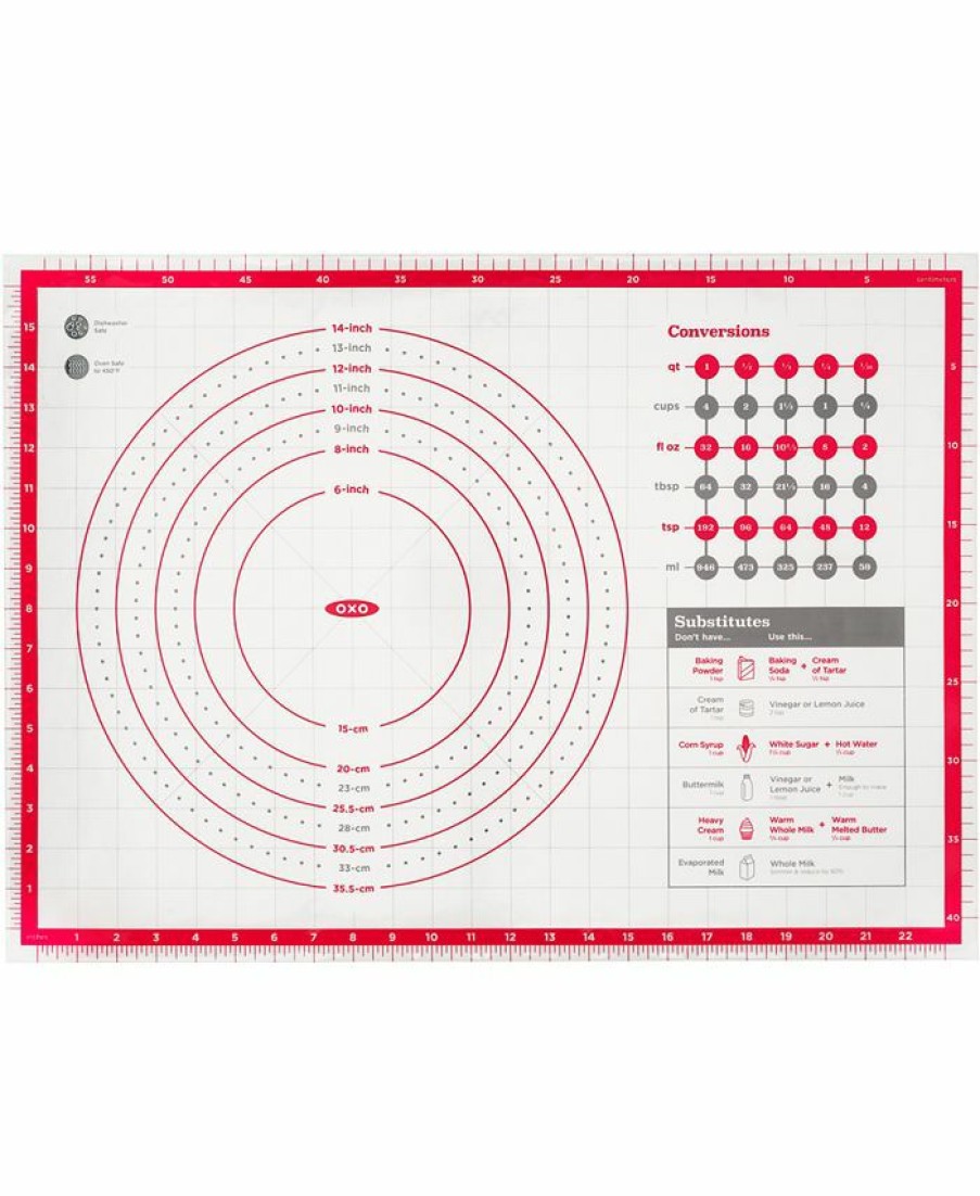 Kitchen * | Oxo Silicone Pastry Mat