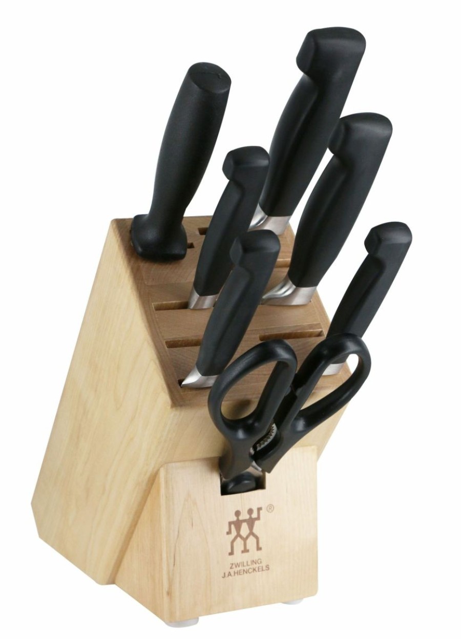 Knives * | Zwilling J.A. Henckels Four Star Anniversary Knife Block Set | 8-Piece