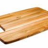 Knives * | Teakhaus Edge Grain Cutting Board W/Hold Handle (Rectangle) | 18 X 12 X 0.75