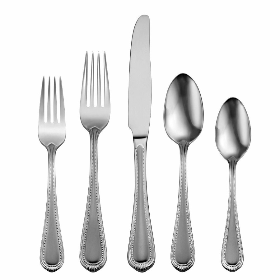 Glassware & Tabletop * | Oneida Stainless Steel 45-Piece Flatware Set | Countess