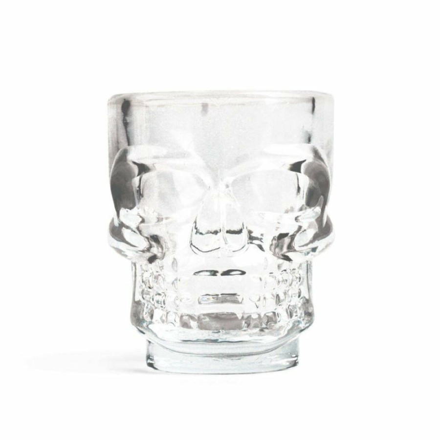 Glassware & Tabletop * | Kikkerland Shot Glasses Set Of 4 | Skulls