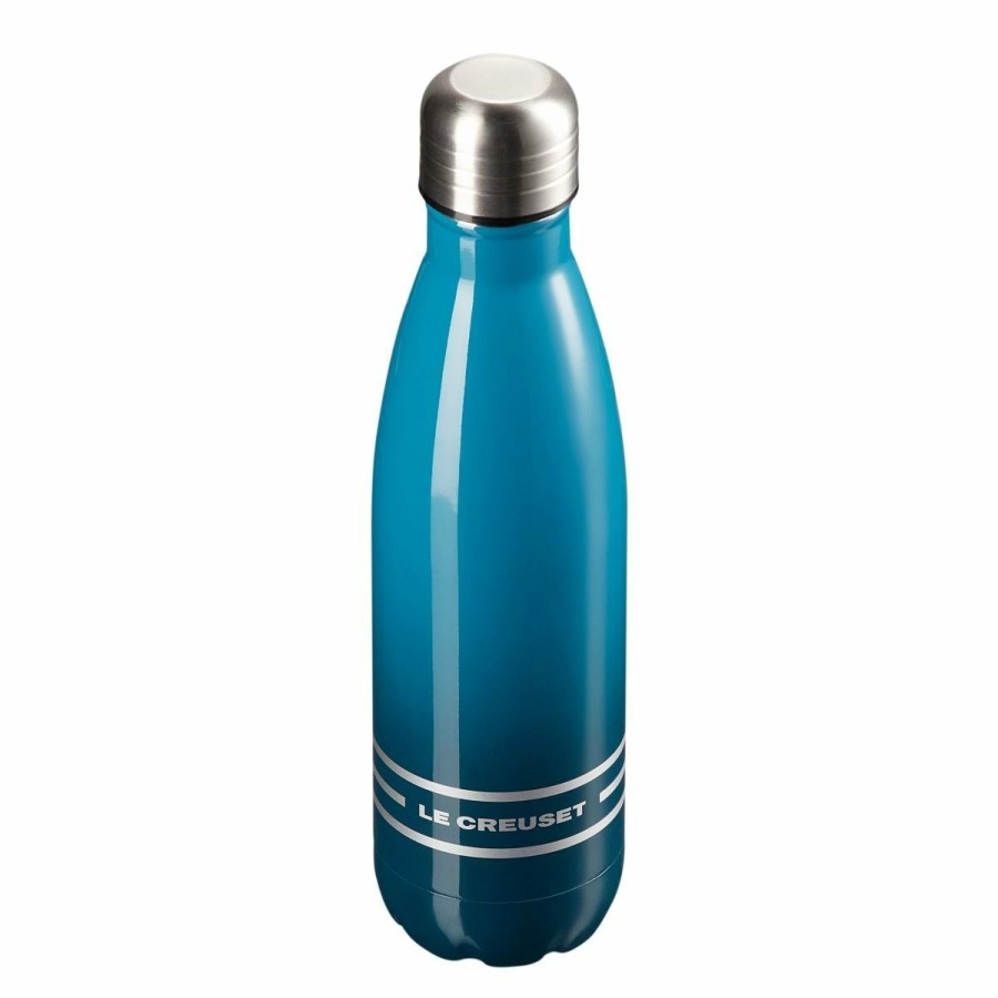 Glassware & Tabletop * | Le Creuset Stainless Steel Hydration Bottle | Deep Teal