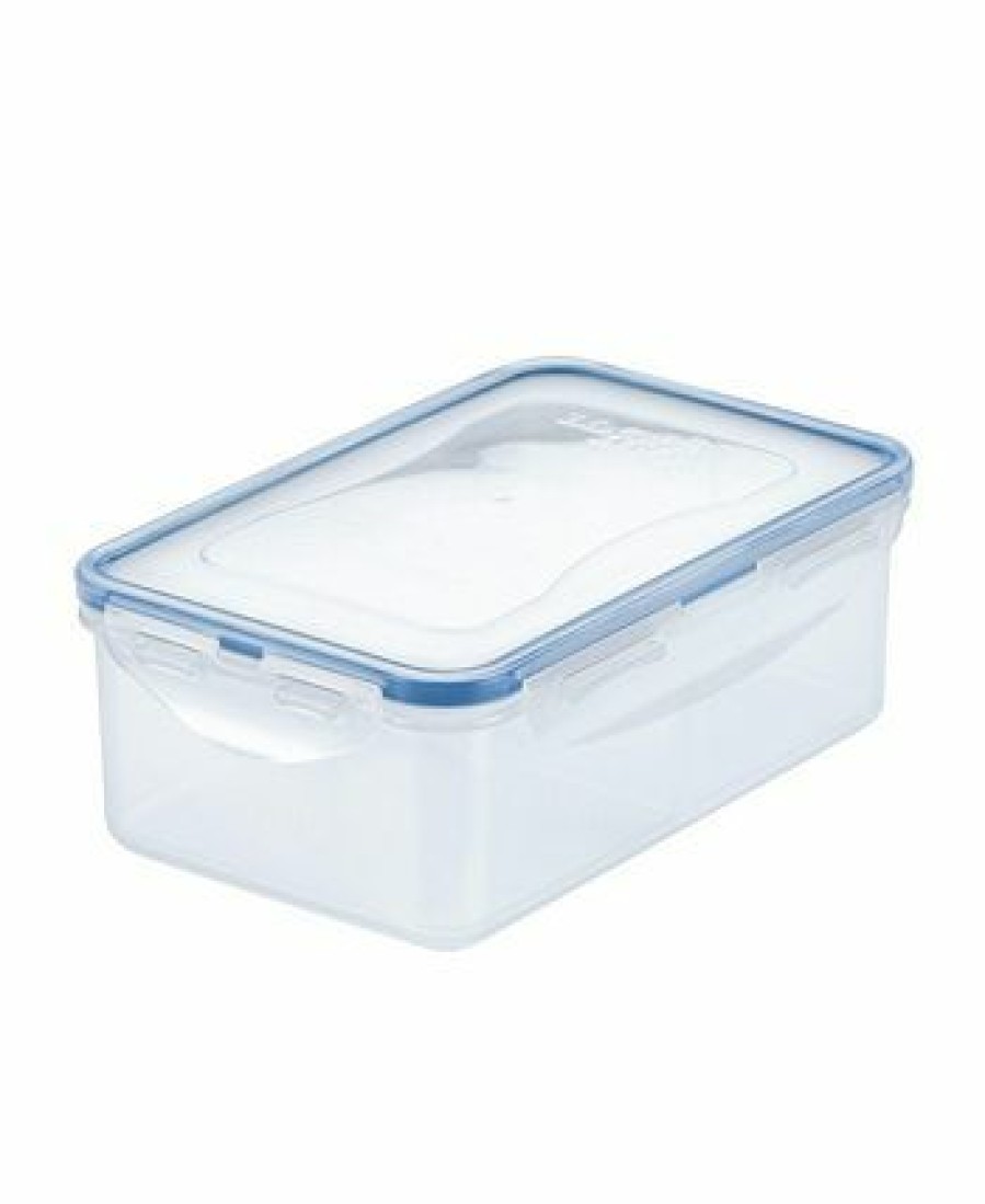 Kitchen * | Lock N Lock Easy Essentials On The Go Meals Divided Rectangular Food Storage Containers, 34-Ounce, Set Of 3 Clear