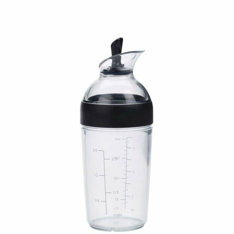 Cooks' Tools * | Oxo Little Salad Dressing Shaker Black