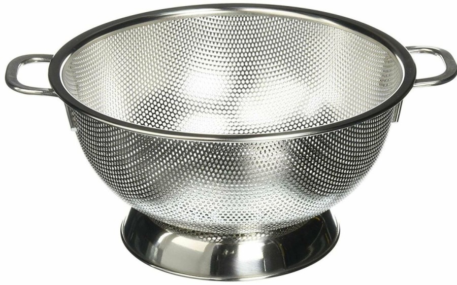 Cooks' Tools * | Rsvp International Rsvp Endurance Stainless Steel 3 Qt. Precision Pierced Colander