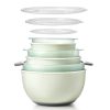 Cooks' Tools * | Oxo 9-Piece Nesting Bowls & Colanders Set | Sea Glass