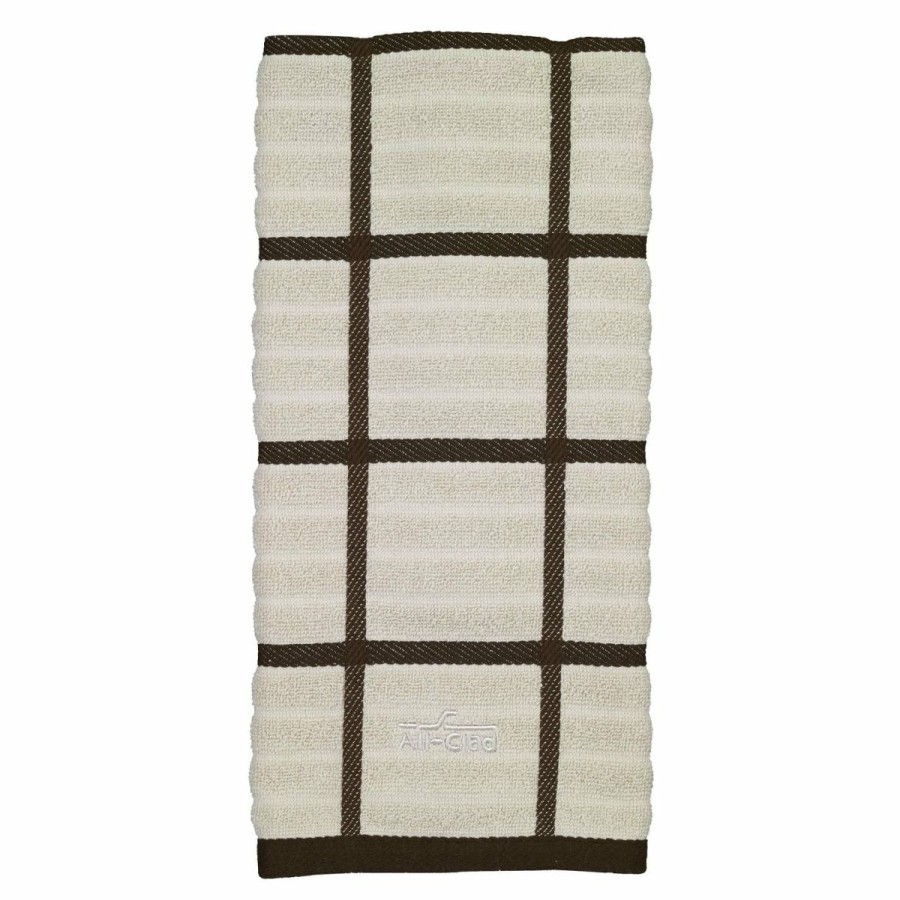 Glassware & Tabletop * | All-Clad Antimicrobial Kitchen Towel | Check Almond