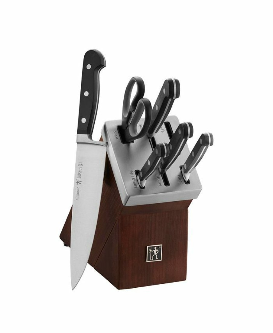 Kitchen * | J.A. Henckels International Classic 7-Pc. Self-Sharpening Cutlery Set Brown