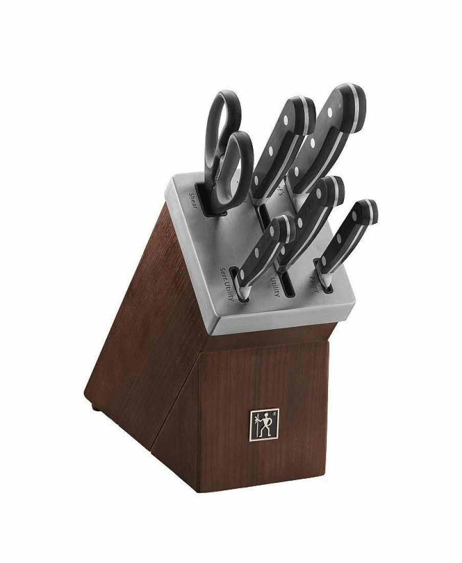 Kitchen * | J.A. Henckels International Classic 7-Pc. Self-Sharpening Cutlery Set Brown