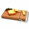 Knives * | Swissmar Bamboo Cutting Board With Cheese Slicer Blade