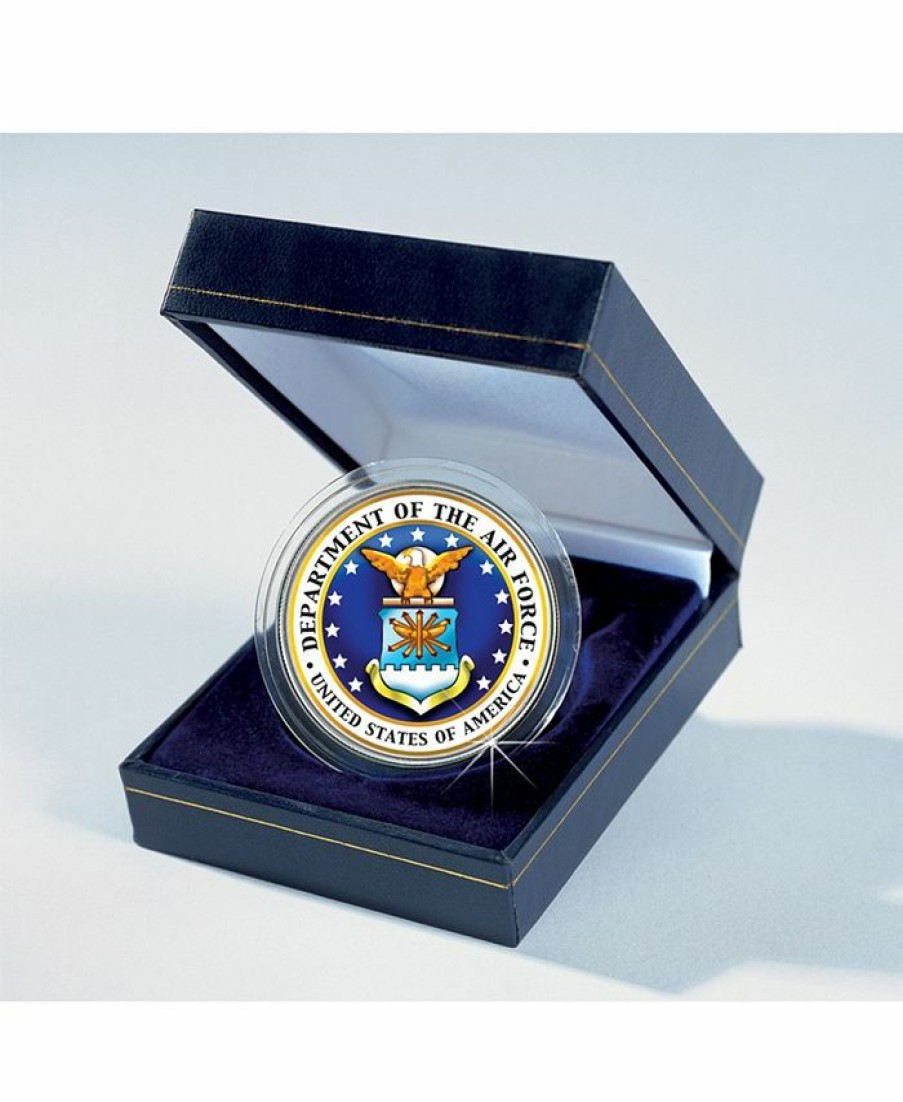 Misc_Gifts * | American Coin Treasures D Forces Commemorative Colorized Jfk Half Dollar Air Force Multi