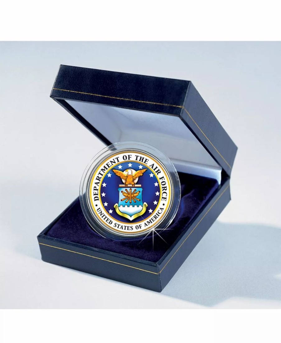 Misc_Gifts * | American Coin Treasures D Forces Commemorative Colorized Jfk Half Dollar Air Force Multi