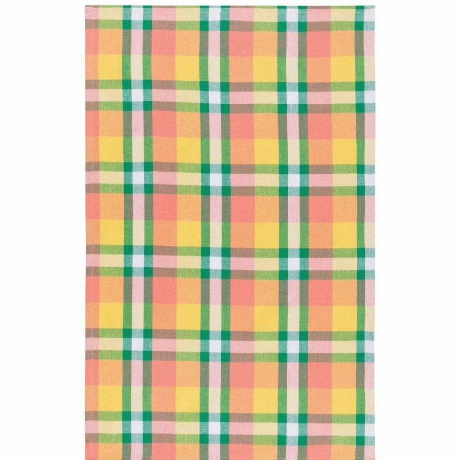 Glassware & Tabletop * | Danica Brands Now Designs By Danica Second Spin 18 X 28 Dishtowels (Set Of 2) | Plaid Meadow