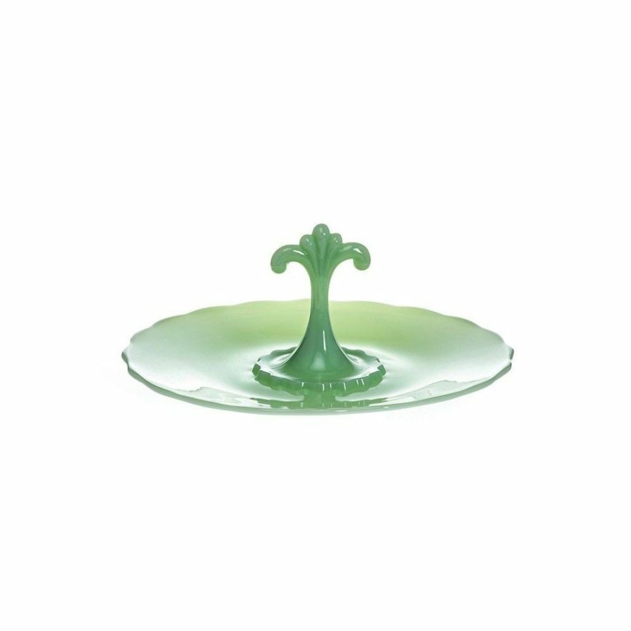 Glassware & Tabletop * | Mosser Glass Anna Tidbit Tray | Jade