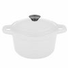 Kitchen * | Berghoff Neo Collection Cast Iron 7-Qt. Round Covered Casserole White