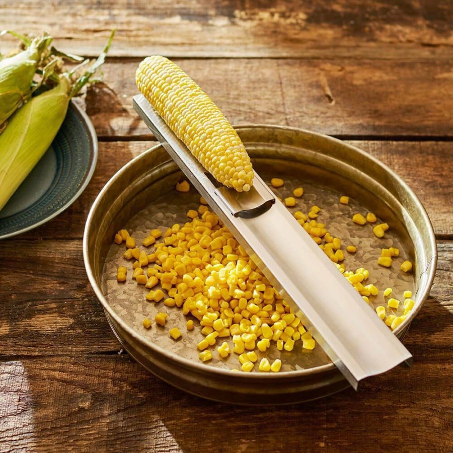 Cooks' Tools * | Roots & Harvest Corn Cutter And Creamer