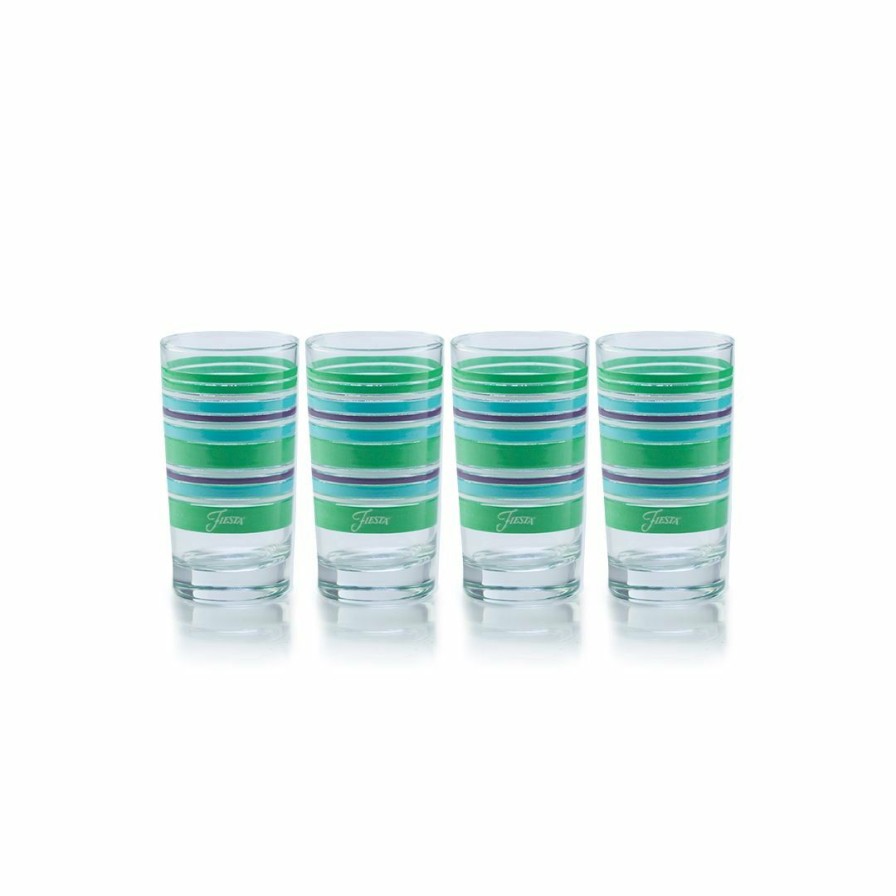 Glassware & Tabletop * | Fiesta 7Oz Juice Glasses (Set Of 4) | Farmhouse Chic