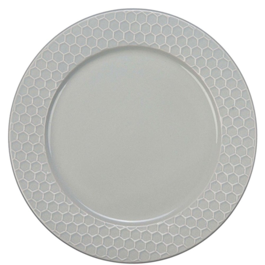 Glassware & Tabletop * | Bia Cordon Bleu Honeycomb 8.25 Salad Plate | Grey