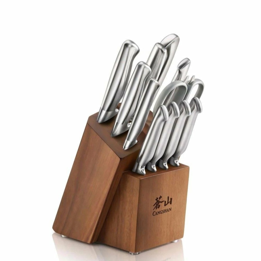 Knives * | Cangshan Cutlery Sanford Series 12-Piece Knife Block Set