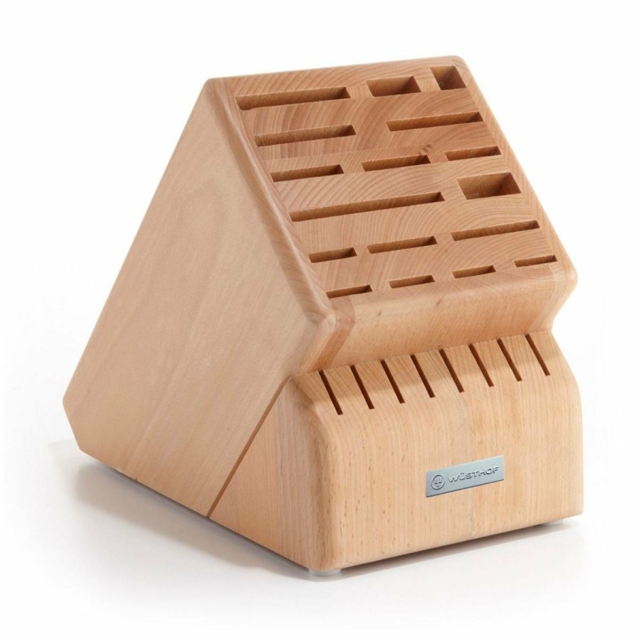 Knives * | Wusthof Cutlery Wusthof 25-Slot Mega Knife Block | Natural