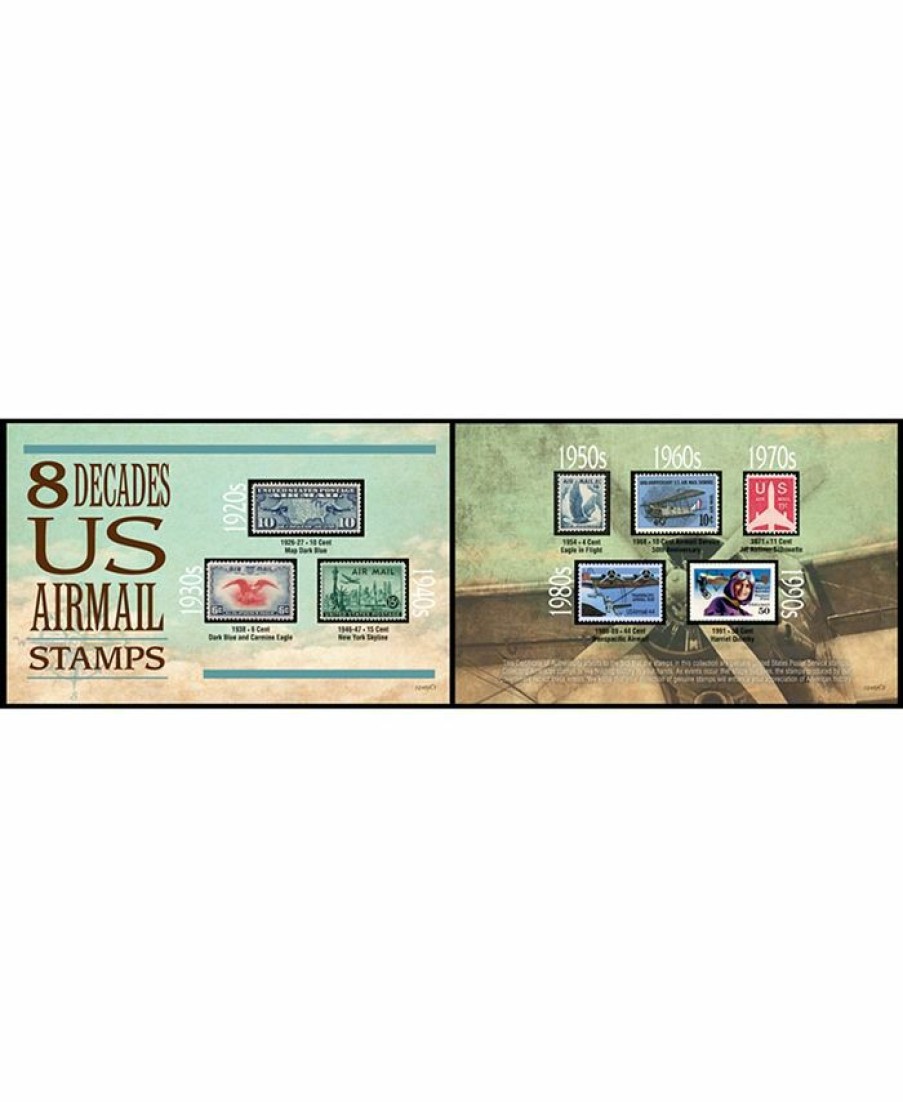 Misc_Gifts * | American Coin Treasures Eight Decades Of U.S. Airmail Stamps Multi