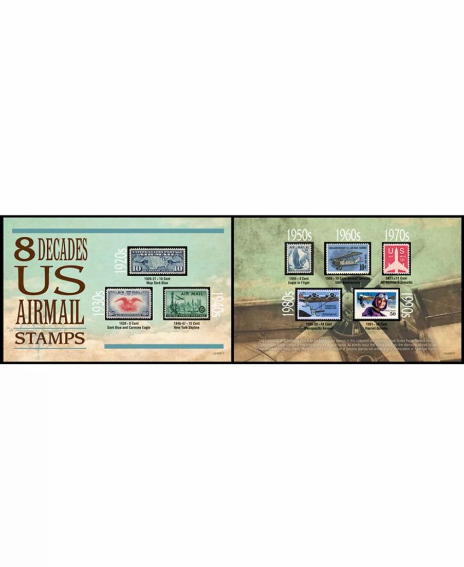 Misc_Gifts * | American Coin Treasures Eight Decades Of U.S. Airmail Stamps Multi