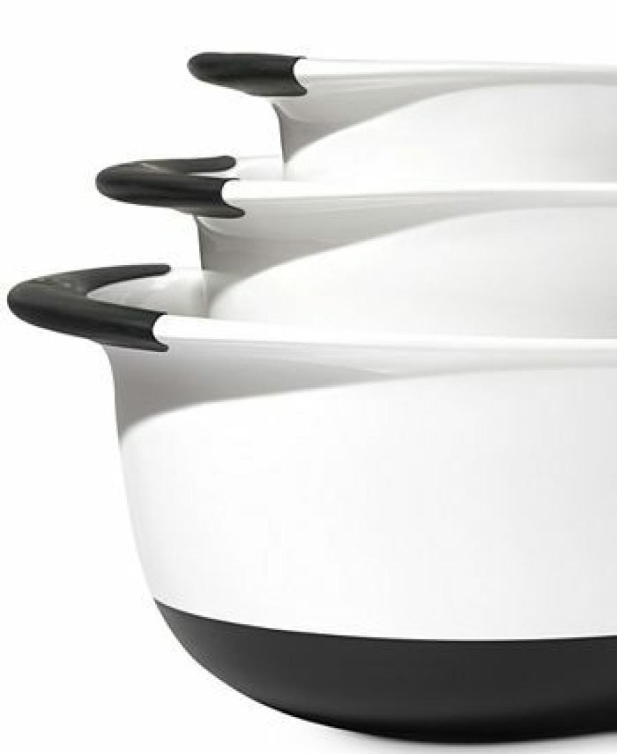 Kitchen * | Oxo 3-Pc. Mixing Bowl Set White